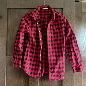 Boys buffalo plaid shirt